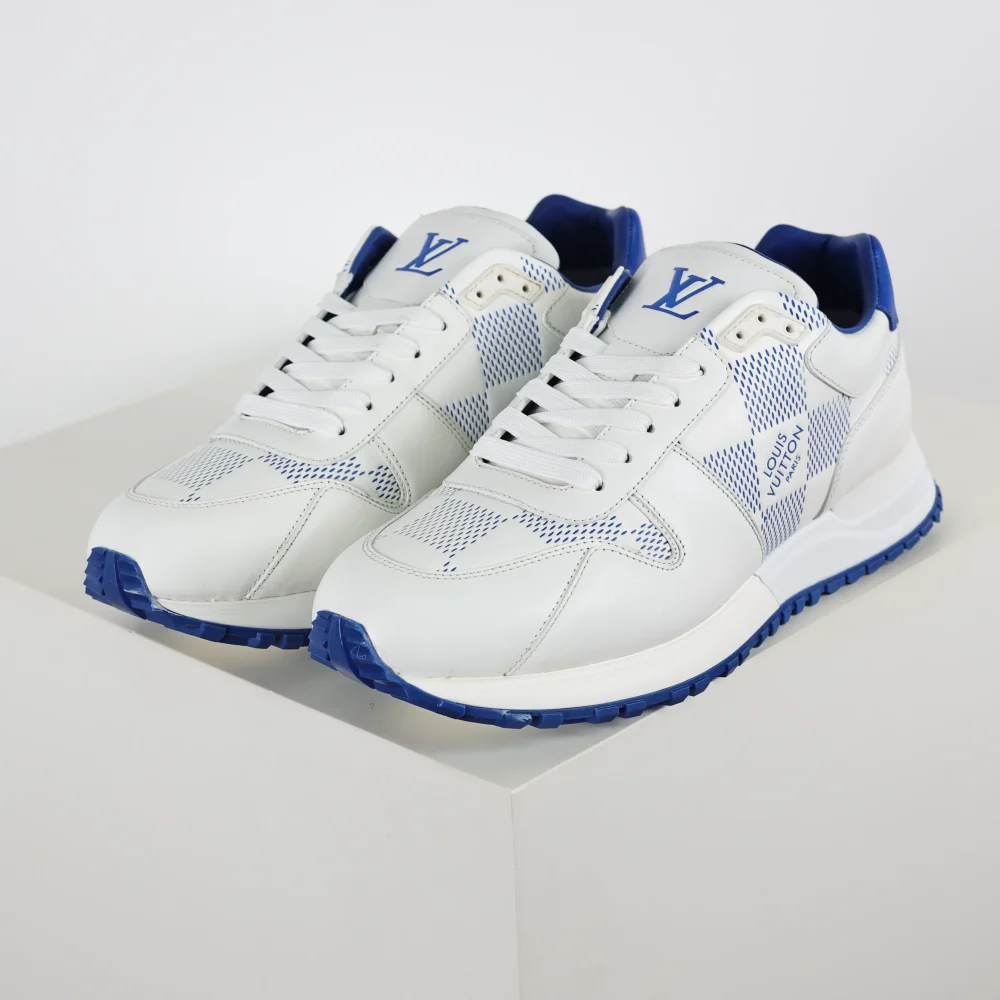 Run Away Niedrige Sneakers in Weiß und Blau