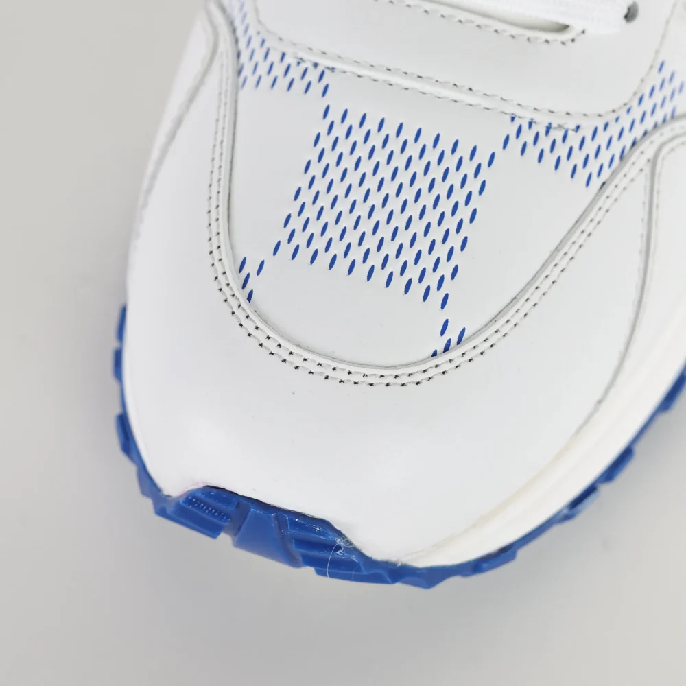 Run Away Niedrige Sneakers in Weiß und Blau – Bild 10