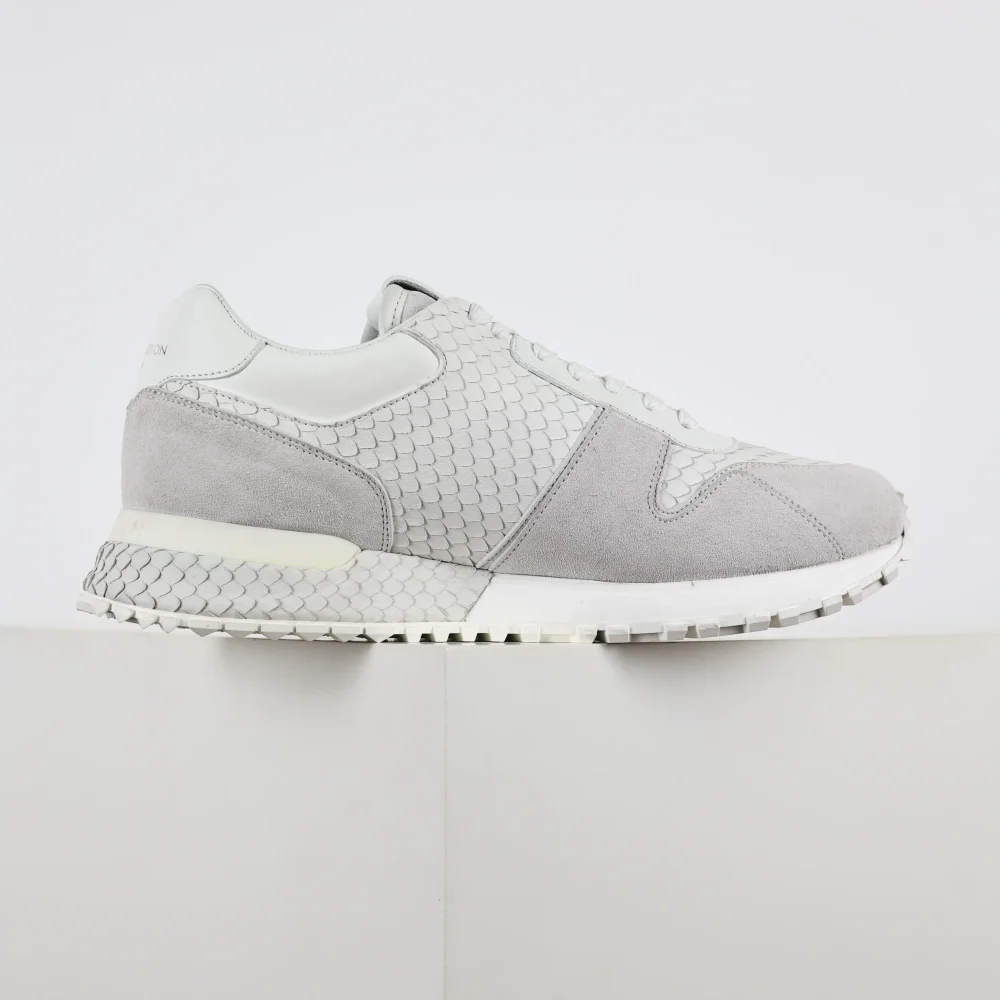 Run Away Runde Zehenpartie Schnürschuh Casual Low-Top Grau – Bild 4