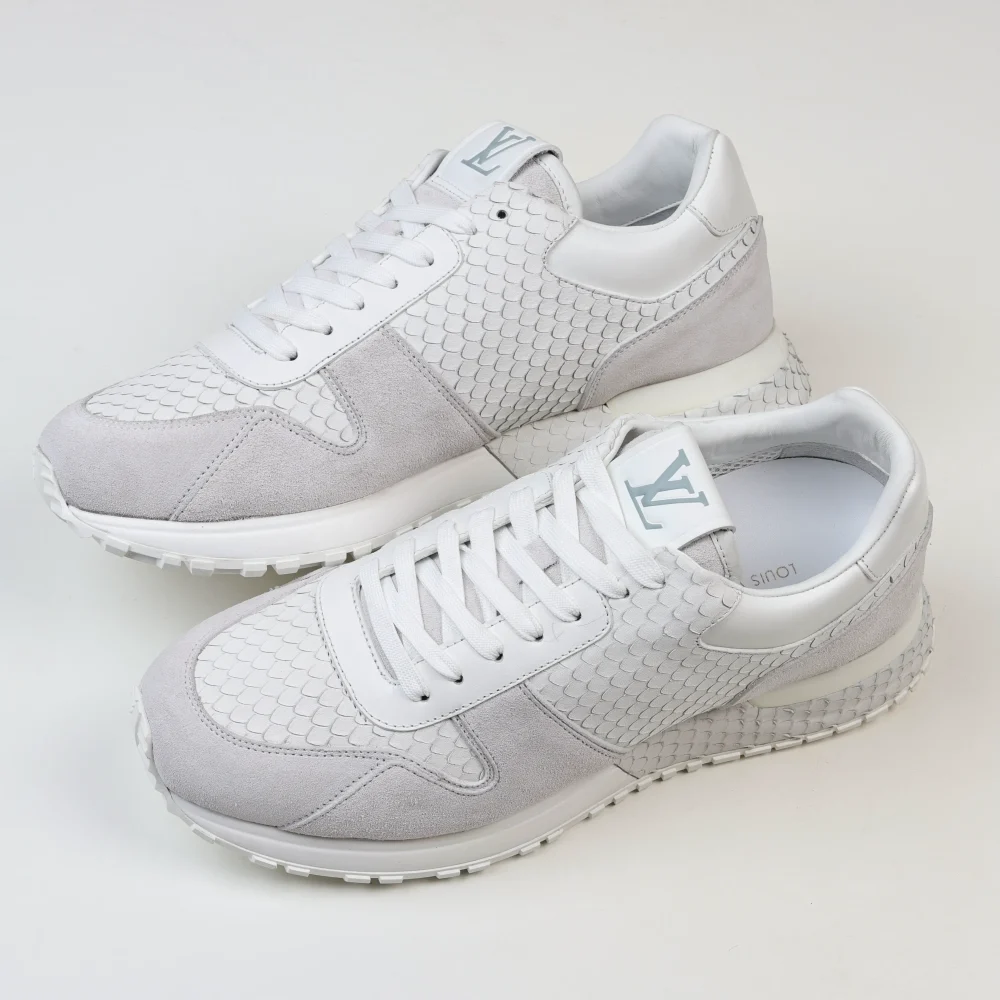 Run Away Runde Zehenpartie Schnürschuh Casual Low-Top Grau – Bild 7