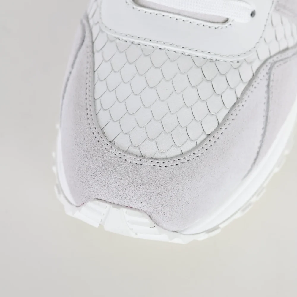 Run Away Runde Zehenpartie Schnürschuh Casual Low-Top Grau – Bild 10