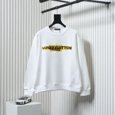 Sweatshirt mit Rundhalsausschnitt und Bandprint
