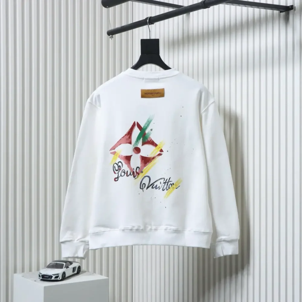 Sweatshirt mit Rundhalsausschnitt und Colorblock-Schriftzug – Bild 12