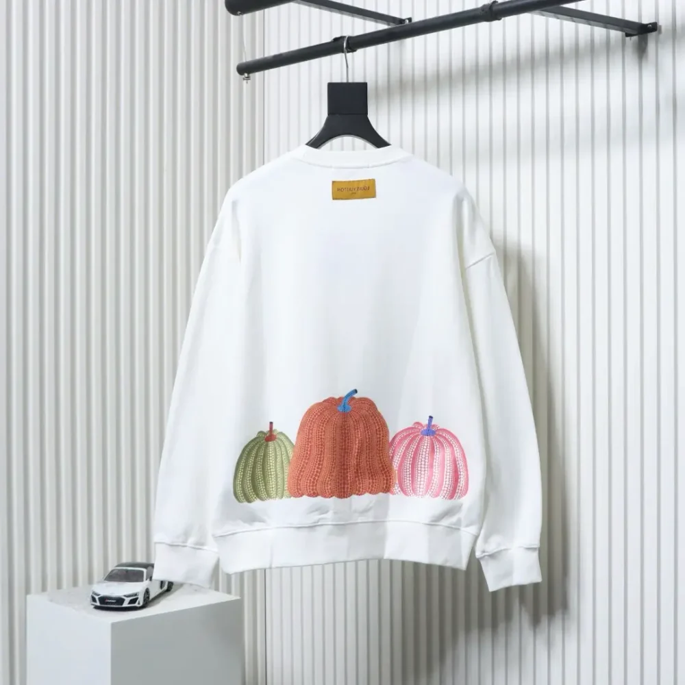 Sweatshirt mit Rundhalsausschnitt und Kürbis-Print – Bild 2