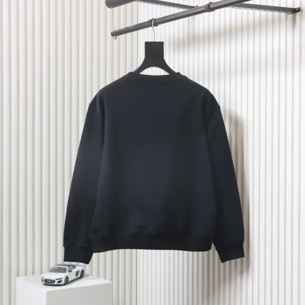 Sweatshirt mit Rundhalsausschnitt und Mosaik-Schriftzug – Bild 2