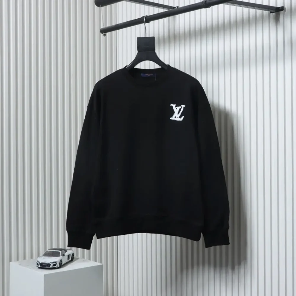 Sweatshirt mit Rundhalsausschnitt und handgemaltem Graffiti-Schriftzug-Logo XXL – Bild 4