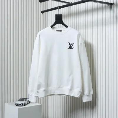 Sweatshirt mit Rundhalsausschnitt und handgemaltem Graffiti-Schriftzug-Logo
