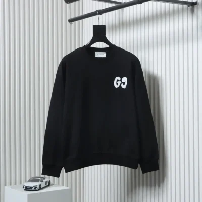 Sweatshirt mit Rundhalsausschnitt und handgemaltem Graffiti-Schriftzug-Logo