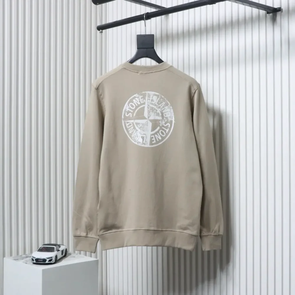 Sweatshirt mit Rundhalsausschnitt und reflektierendem Schriftzug