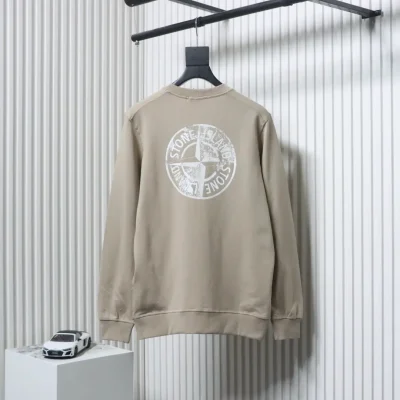 Sweatshirt mit Rundhalsausschnitt und reflektierendem Schriftzug