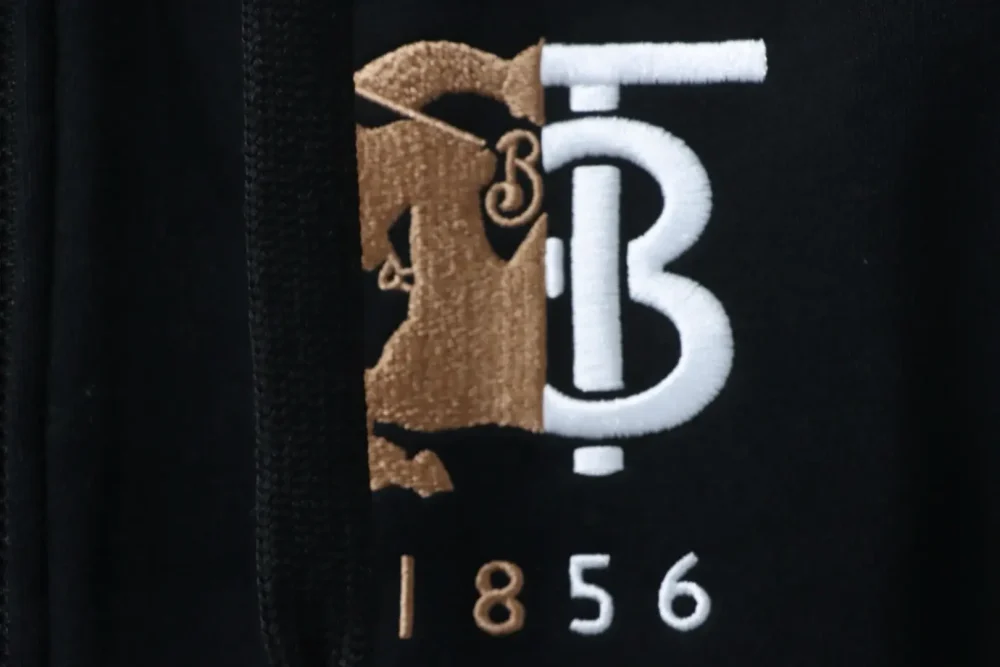 Sweatshirtjacke mit Reißverschluss und gesticktem Warhorse-Logo – Bild 7