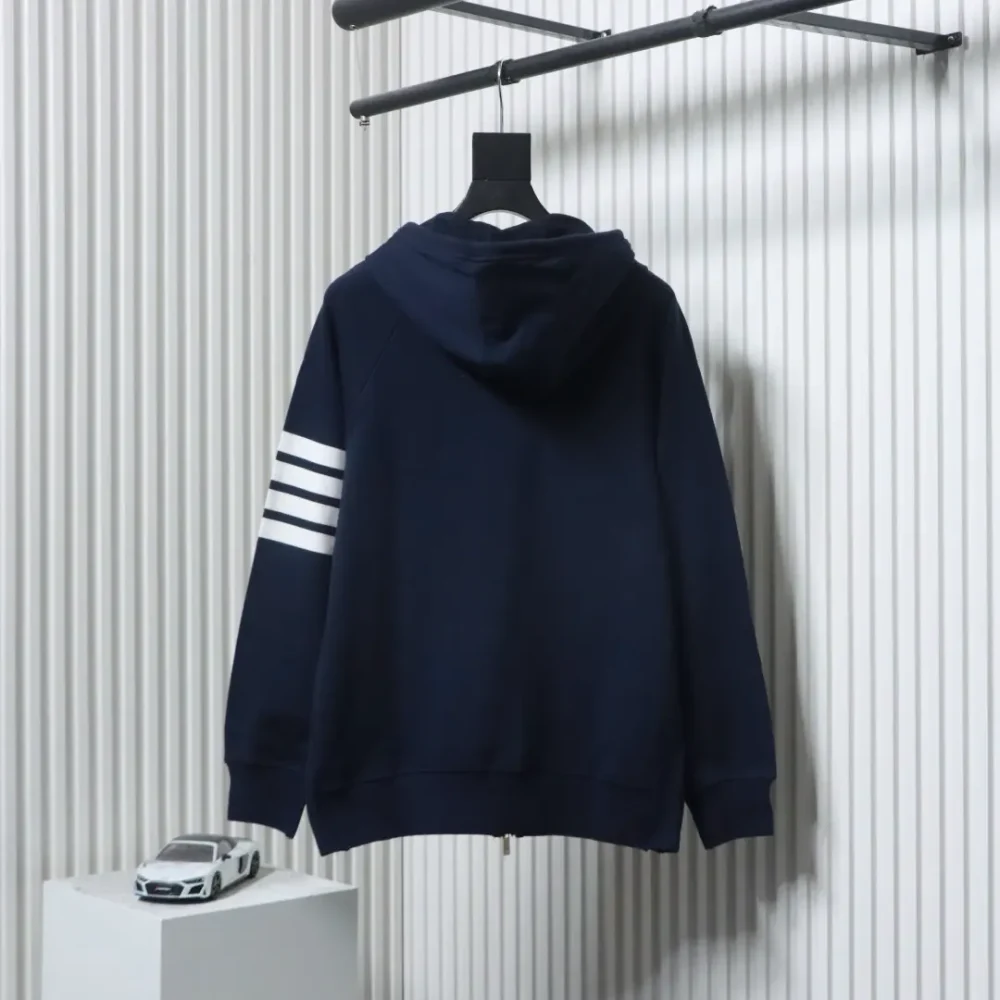 TB Classic Garngefärbte Kapuzenjacke mit Reißverschluss – Bild 13