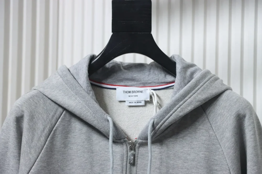 TB Classic Garngefärbte Kapuzenjacke mit Reißverschluss – Bild 3