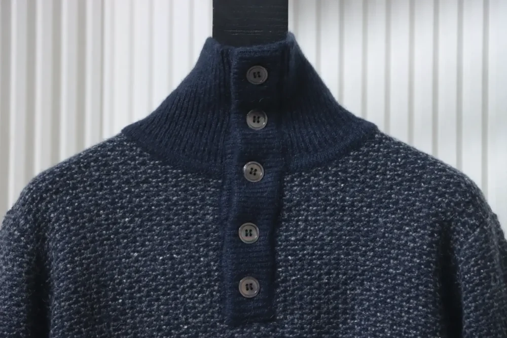 TB Strukturstrickpullover mit Revers – Bild 3
