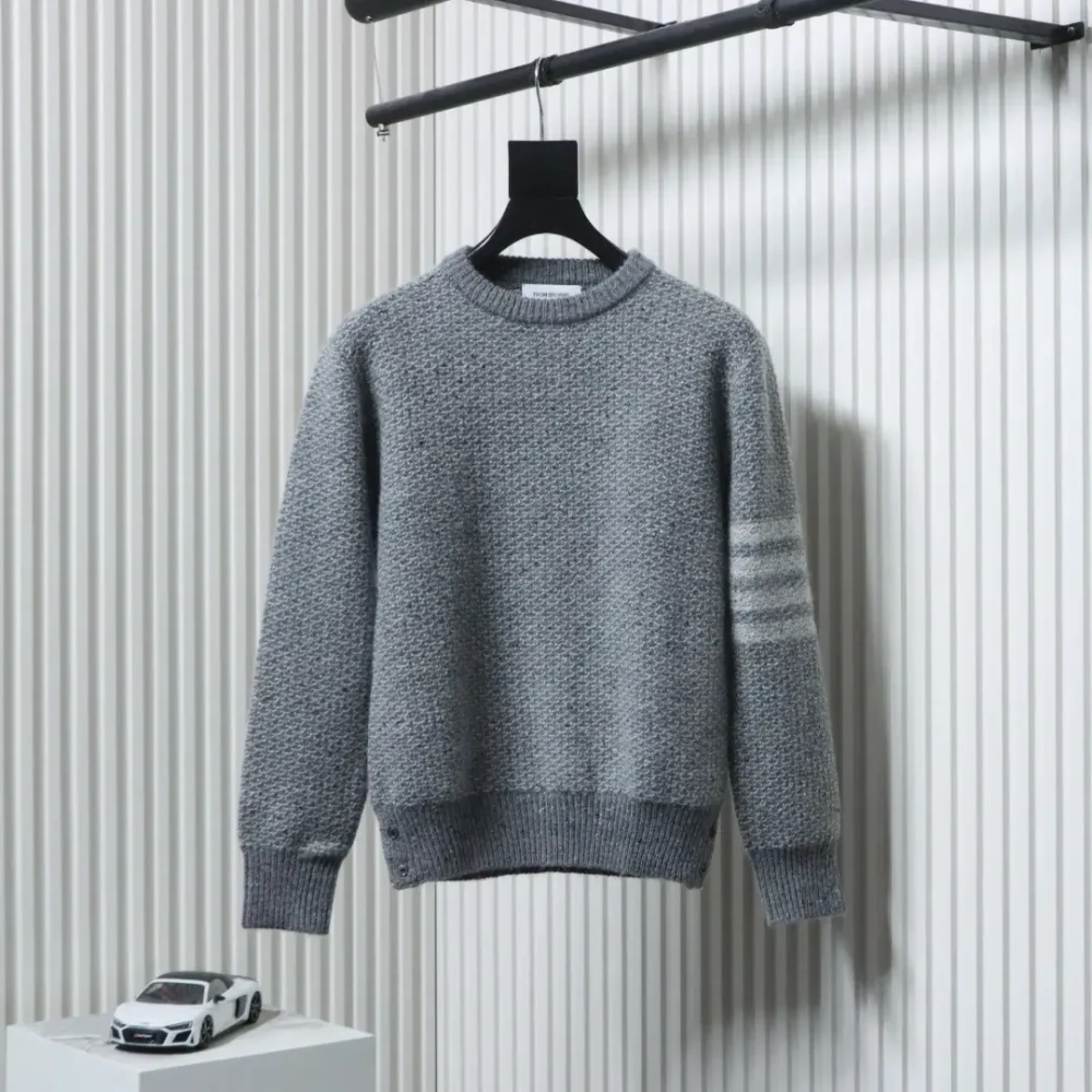 TB Strukturstrickpullover mit Rundhalsausschnitt