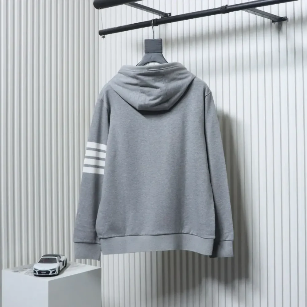 TB Vier-Stab-Garngefärbtes Kapuzensweatshirt – Bild 2