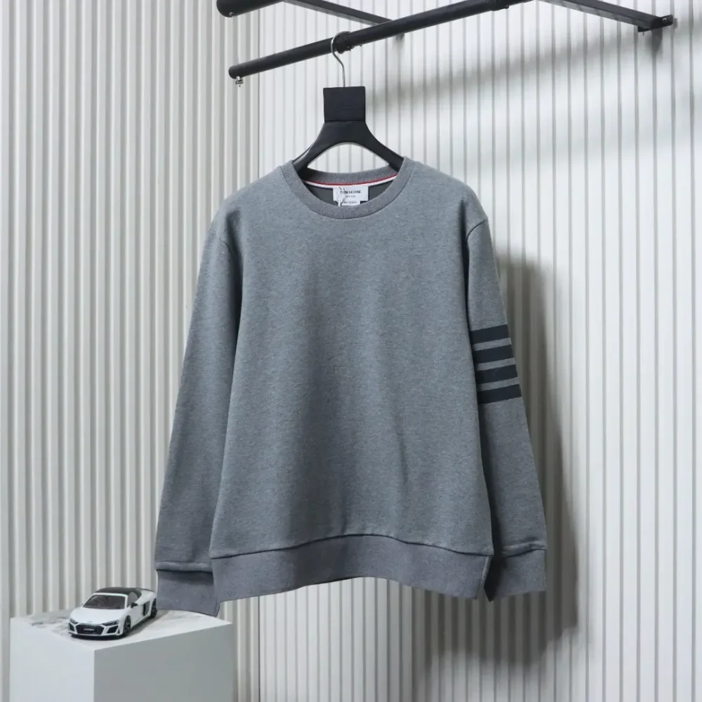 TB Vier-Stab-Sweatshirt mit Rundhalsausschnitt, garngefärbt – Bild 12