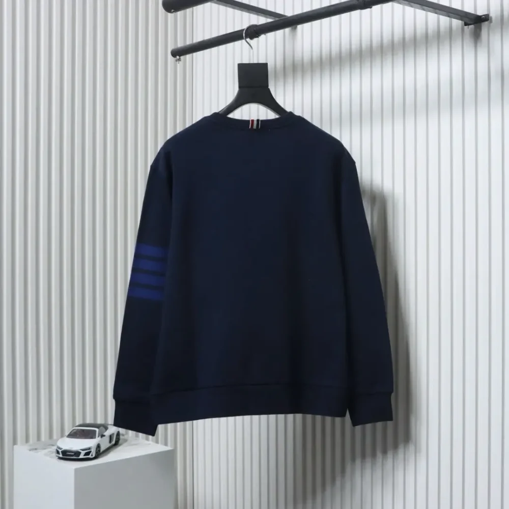 TB Vier-Stab-Sweatshirt mit Rundhalsausschnitt, garngefärbt – Bild 2