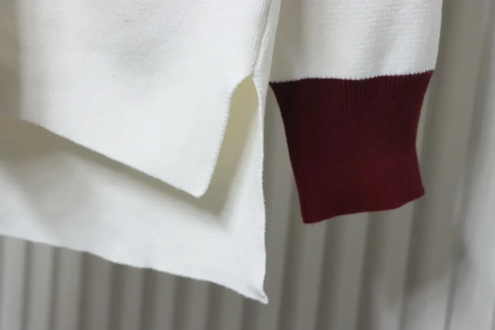 THOM BROWNE TB Thom Browne 25FW color-block cotton knit cardigan – Bild 13
