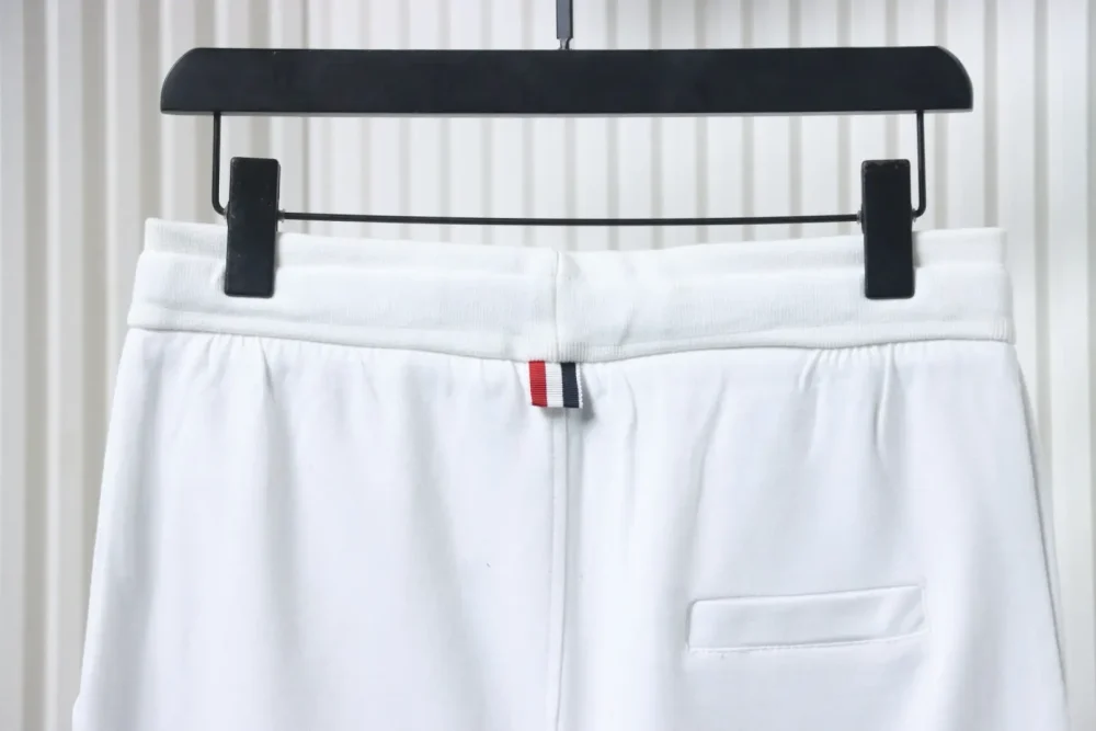 Thom Browne Garngefärbte Hose mit vier Riegeln und Kordelzug – Bild 3