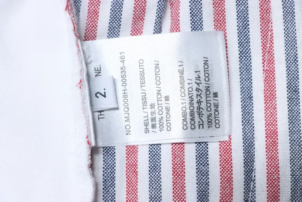 Thom Browne Garngefärbte Hose mit vier Riegeln und Kordelzug – Bild 8