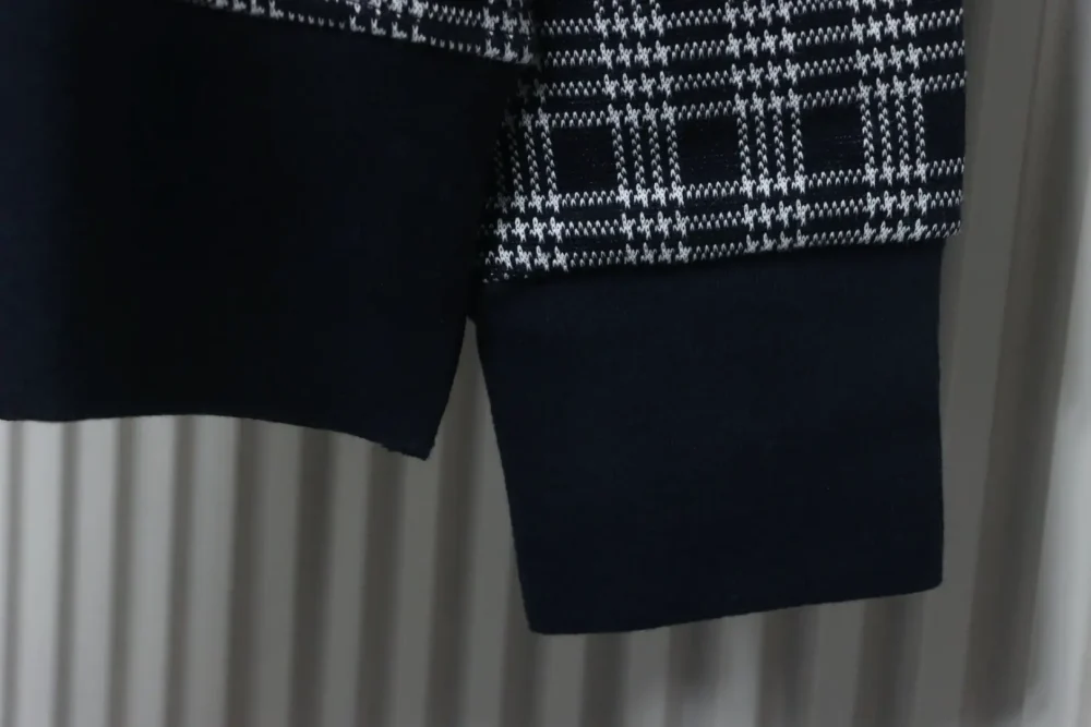 Thom Browne Jacquard-Jacke mit Hahnentrittmuster und Streifen – Bild 7
