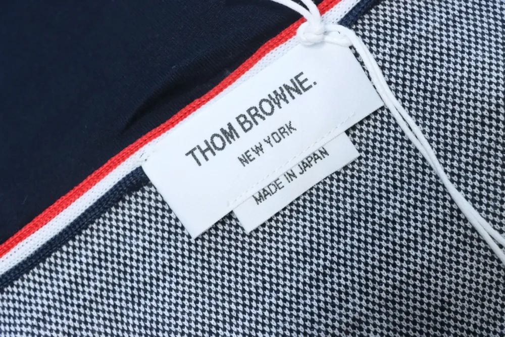 Thom Browne Jacquard-Jacke mit Hahnentrittmuster und Streifen – Bild 9