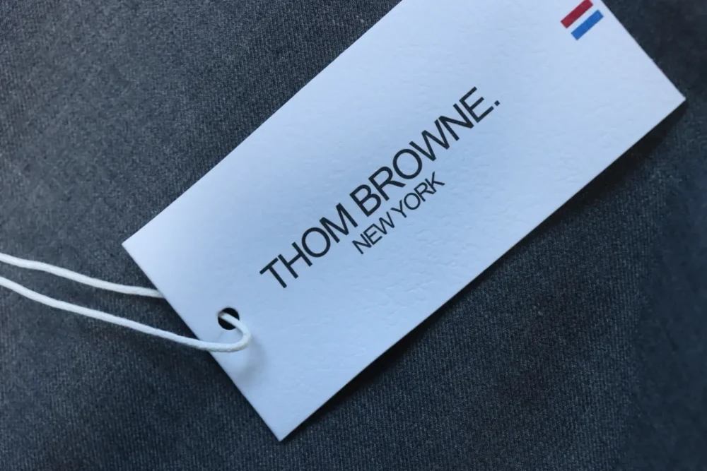 Thom Browne Windjacke mit garngefärbtem Vier-Riegel-Reißverschluss – Bild 9