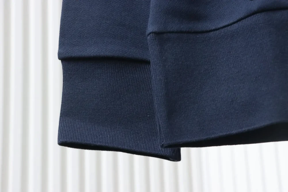 Thom Browne klassisches, garngefärbtes Kapuzensweatshirt mit vier Balken – Bild 7
