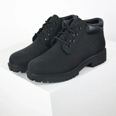 Timberland Kick-Up – Schwarze Low-Top-Schuhe