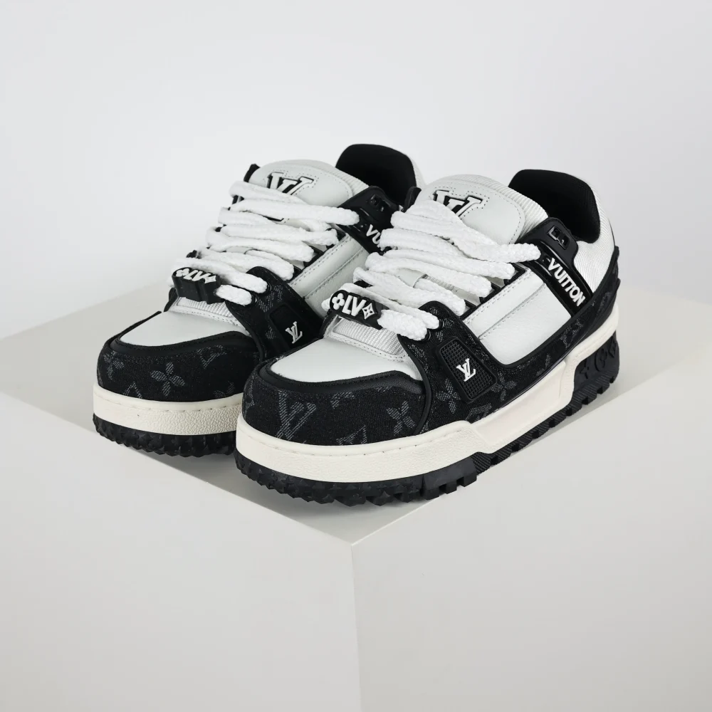 Trainer Maxi Low-Top Sneaker schwarz-weiß