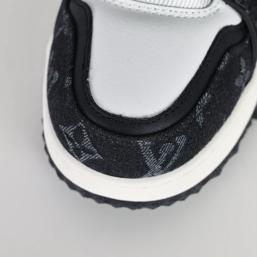Trainer Maxi Low-Top Sneaker schwarz-weiß – Bild 9