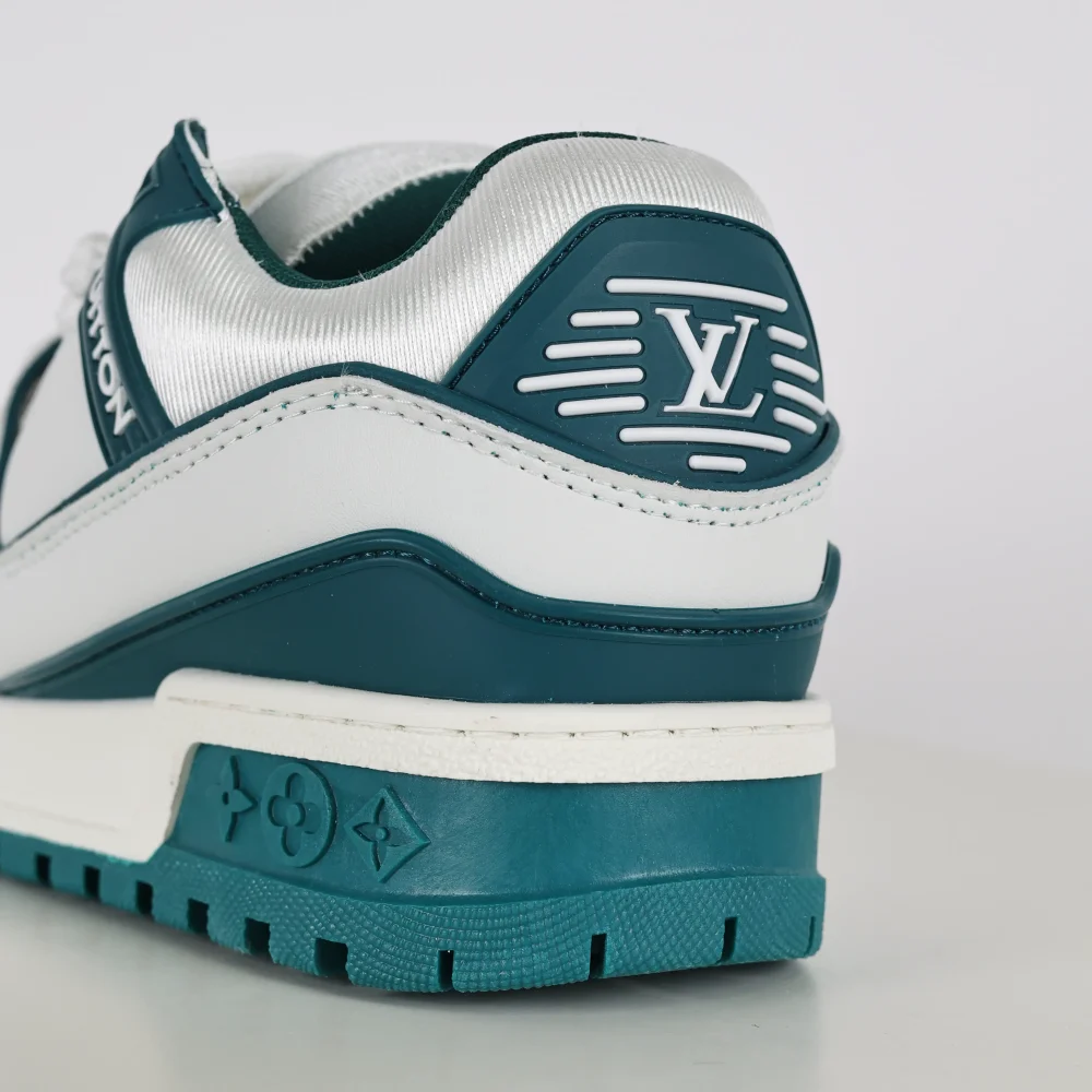 Trainer Maxi Sneaker Weiß Grün – Bild 9