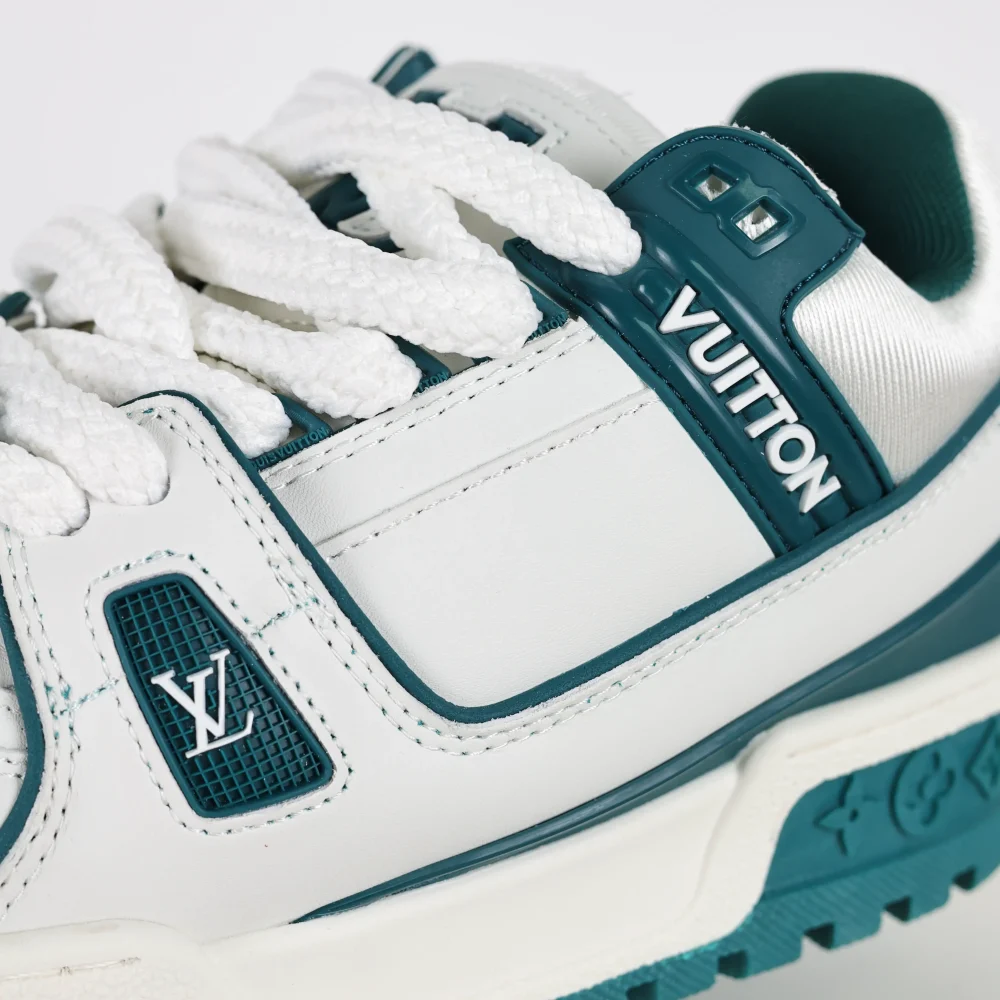 Trainer Maxi Sneaker Weiß Grün – Bild 11