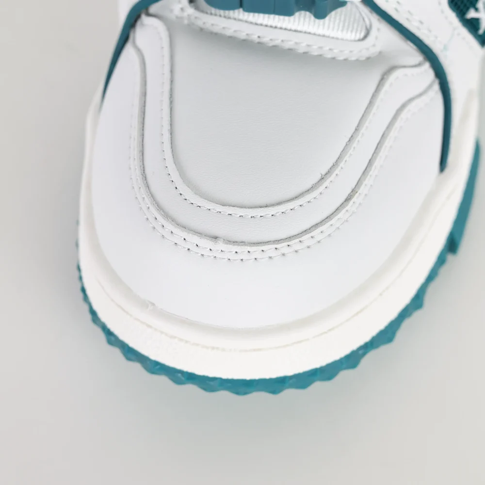 Trainer Maxi Sneaker Weiß Grün – Bild 10