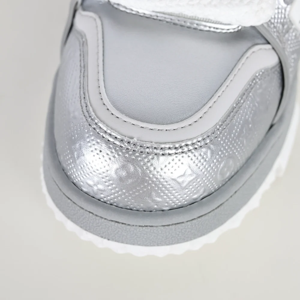 Trainer Maxi-Sneakers in Silber – Bild 11