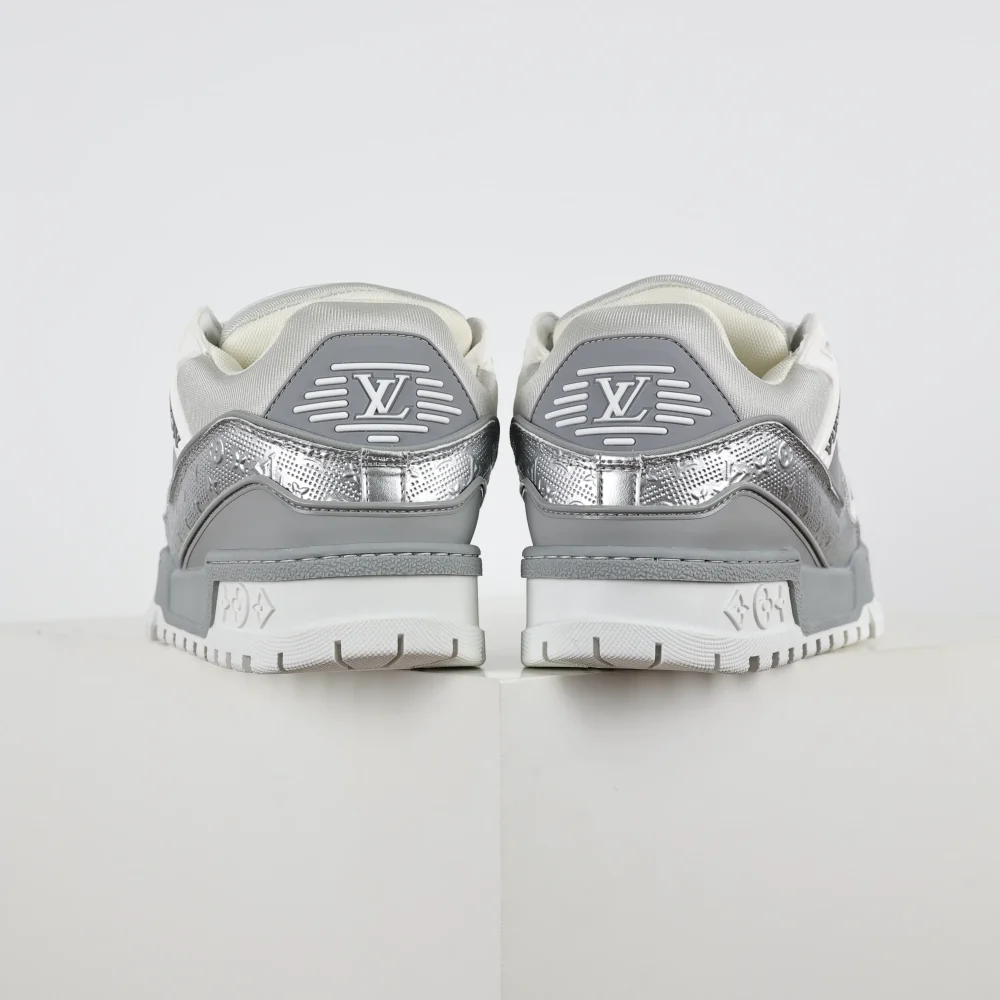 Trainer Maxi-Sneakers in Silber – Bild 4