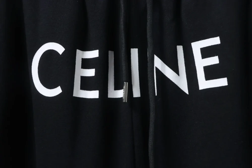 Trainingshose mit Celine-Schriftzug-Print – Bild 4