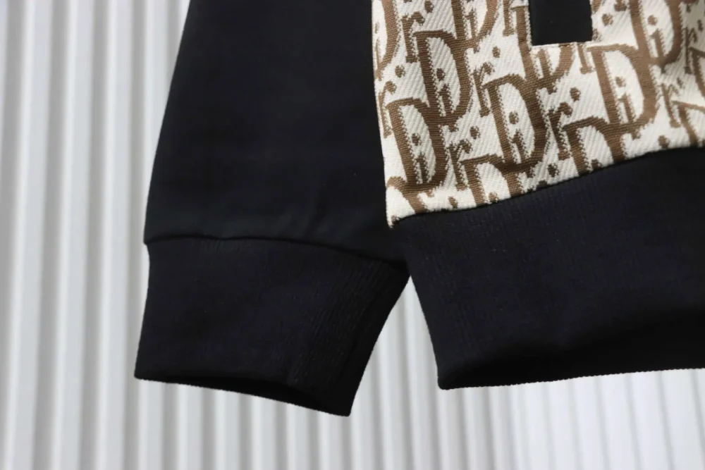 Anzugjacke mit Reißverschluss und Monogramm-Buchstaben-Volldruck in Kontrastfarben – Bild 3