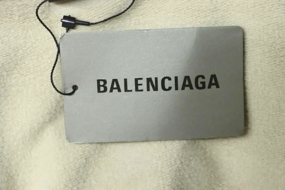 Balenciaga 25FW Kapuzenpullover mit Masking Tape – Bild 9