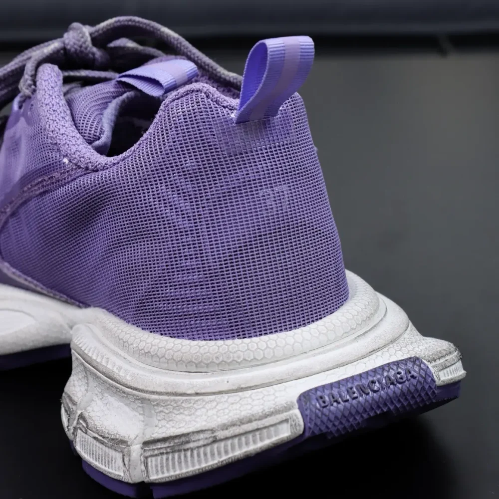 Balenciaga 3XL 10. Generation Low-Top-Sneaker aus Mesh-Lila – Bild 12