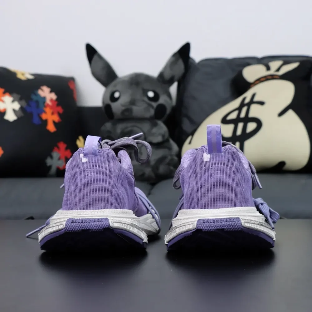 Balenciaga 3XL 10. Generation Low-Top-Sneaker aus Mesh-Lila – Bild 5