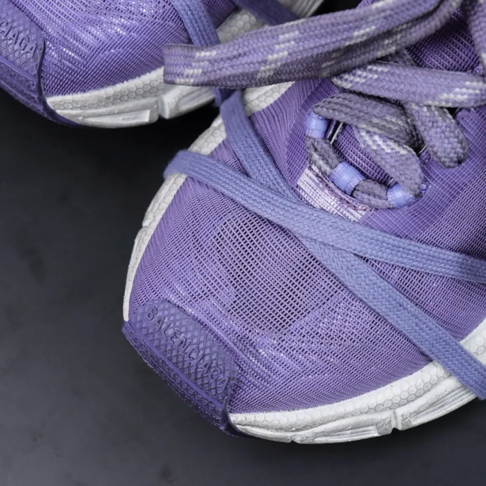 Balenciaga 3XL 10. Generation Low-Top-Sneaker aus Mesh-Lila – Bild 9