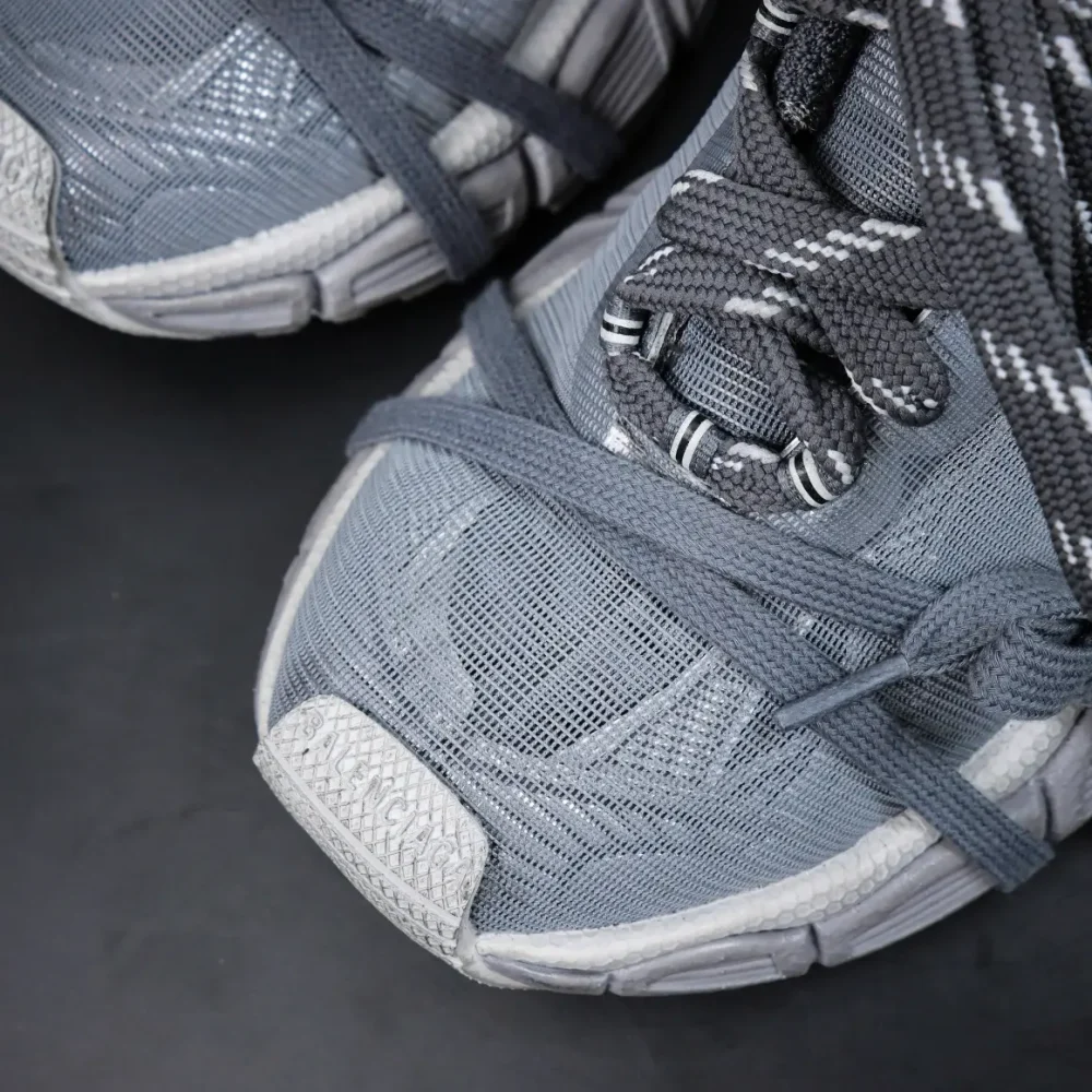 Balenciaga 3XL 10. Generation Low-Top-Sneakers Grau – Bild 9