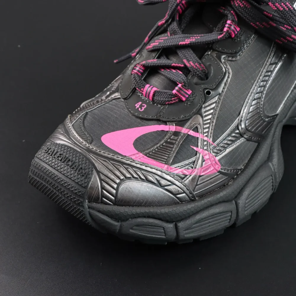 Balenciaga 3XL Schwarz Grau Rosa Low-Top-Sneakers – Bild 12