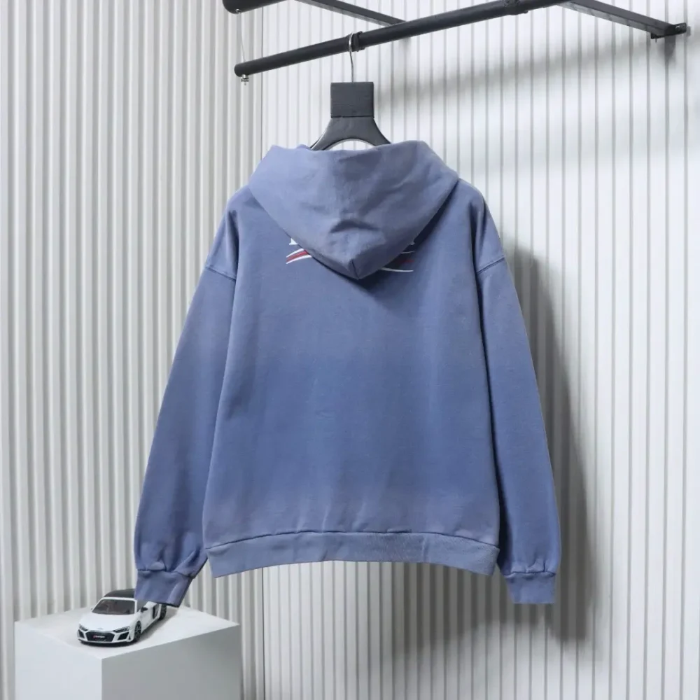 Balenciaga Klassischer Kapuzenpullover mit Cola-Print – Bild 14