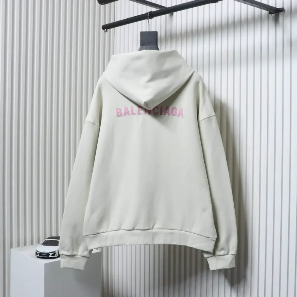 Balenciaga Klassischer Kapuzenpullover mit Cola-Print – Bild 12