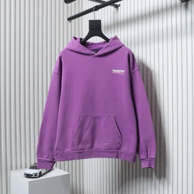 Balenciaga Klassischer Kapuzenpullover mit Cola-Print