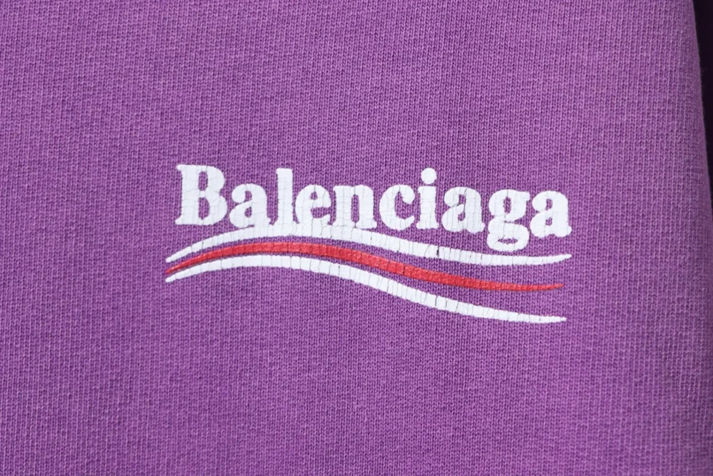 Balenciaga Klassischer Kapuzenpullover mit Cola-Print – Bild 7