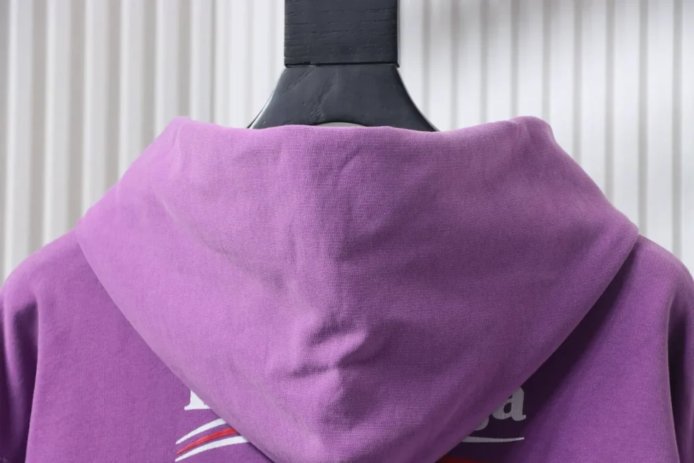 Balenciaga Klassischer Kapuzenpullover mit Cola-Print – Bild 4